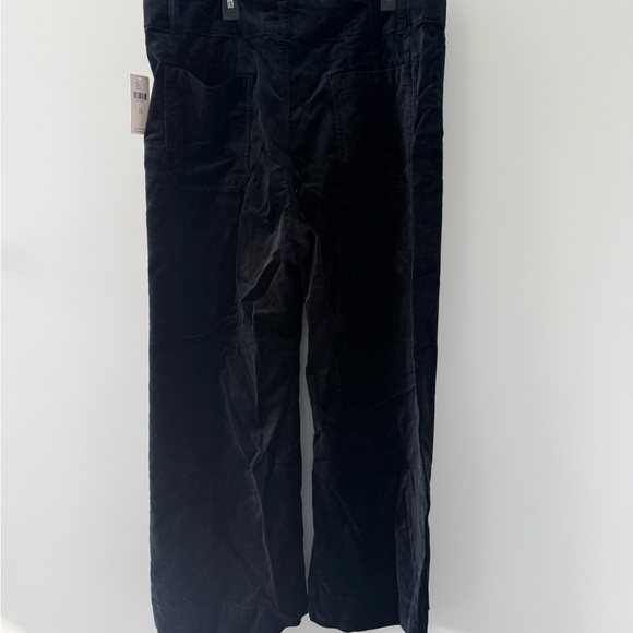 Maeve Velvet Black Wide Leg Pants - Picture 2 of 3